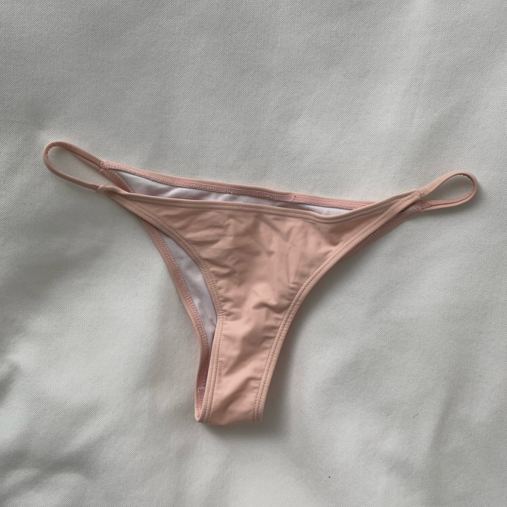 Pale Pink Bikini Bottoms - size M/US 6